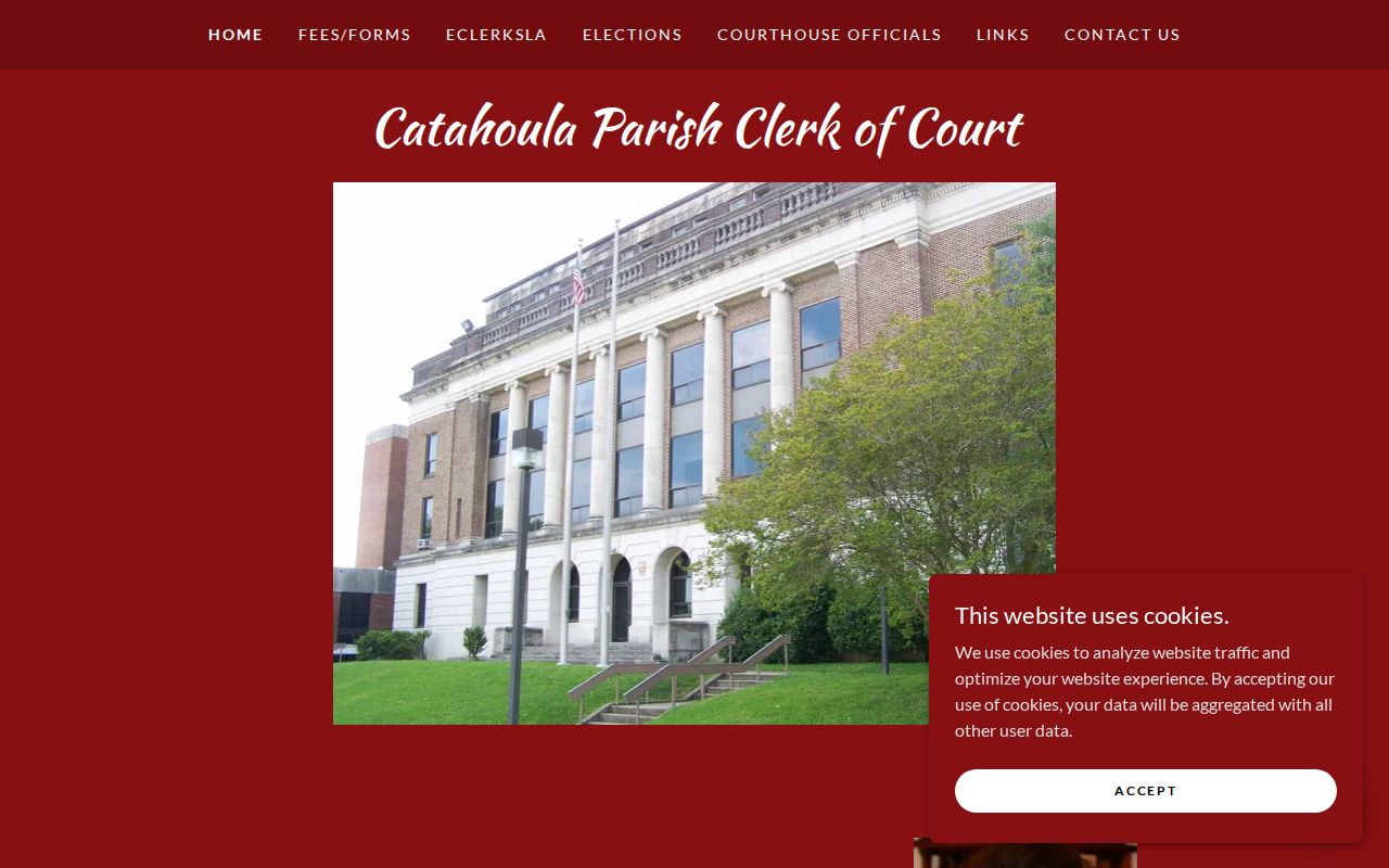 Catahoula court docket clerk of court office