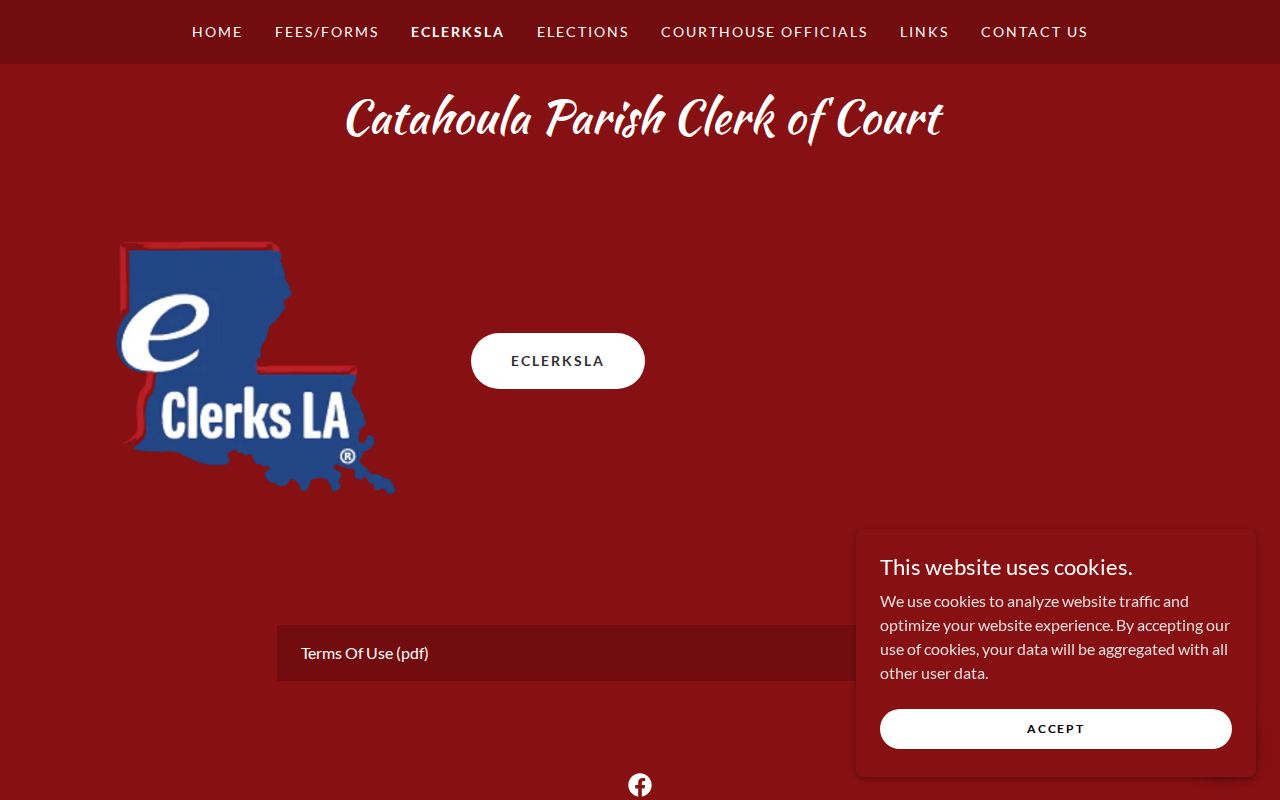 Catahoula court docket eClerks access route